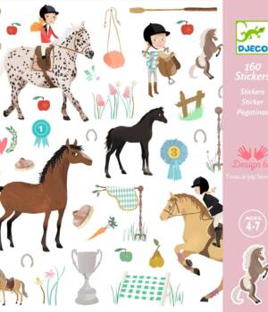 160 Stickers : Chevaux