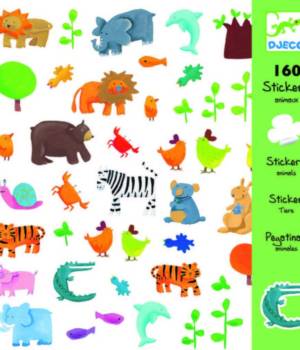160 Stickers : Animaux