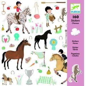 160 Stickers : Chevaux