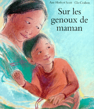 Sur les genoux de maman