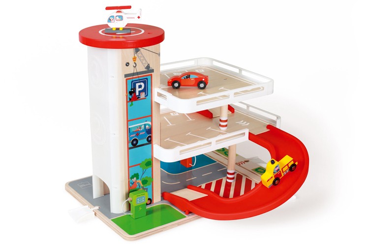 Garage Scratch avec accessoires - Croc'livres - Croc'jeux