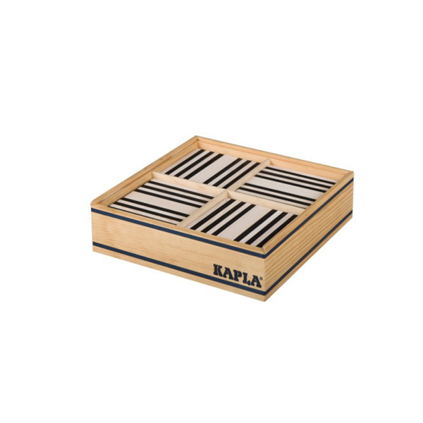 Kapla boîte de 100 pièces noir et blanc