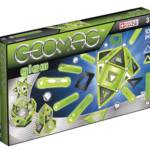 Geomag Panels Glow 104 pcs, jeu magnétique