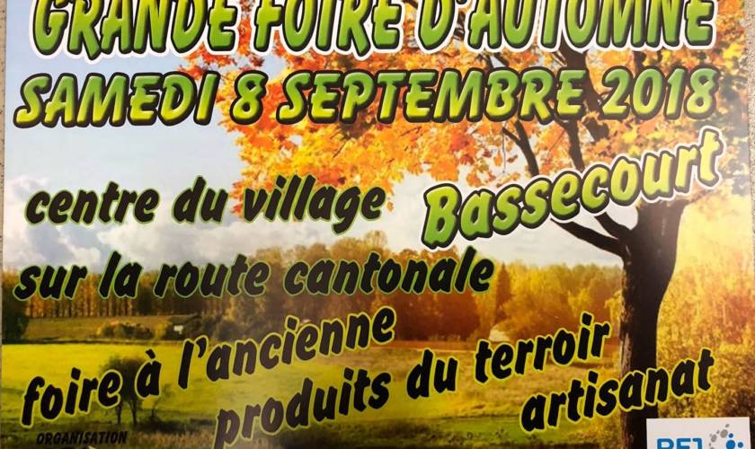 Rendez-vous le 8 septembre à Bassecourt !