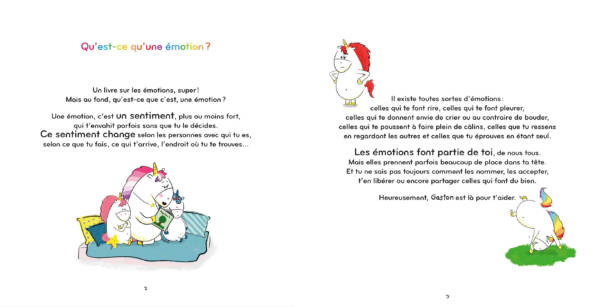 Gaston la licorne : mes émotions – Image 2