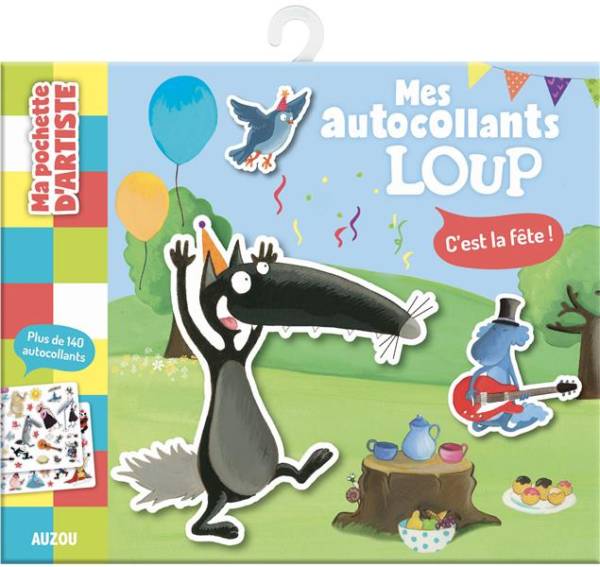 Mes autocollants Loup : C'est la fête !
