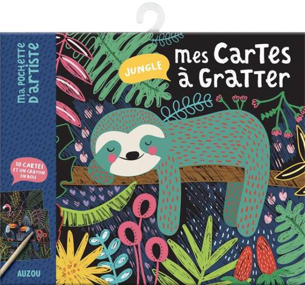 Mes cartes à gratter : jungle