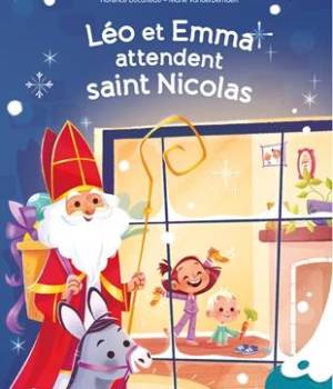 Léo et Emma attendent Saint Nicolas