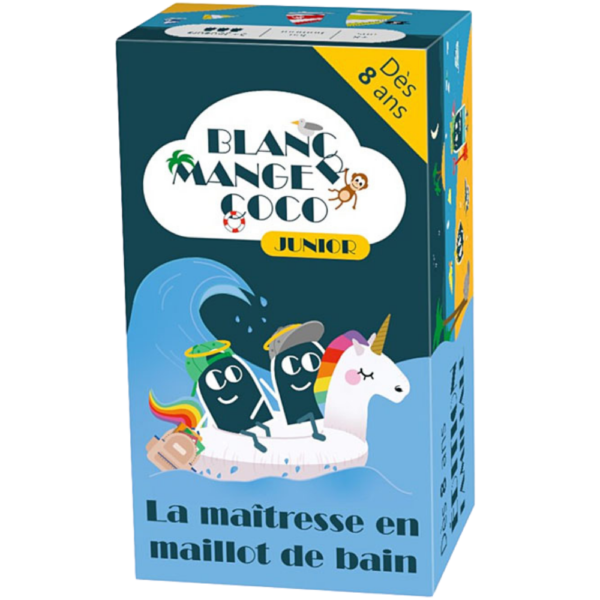Blanc manger coco junior - la maîtresse en maillot de bain
