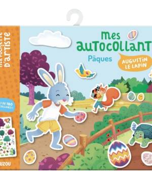 Mes autocollants de Pâques : Augustin le lapin