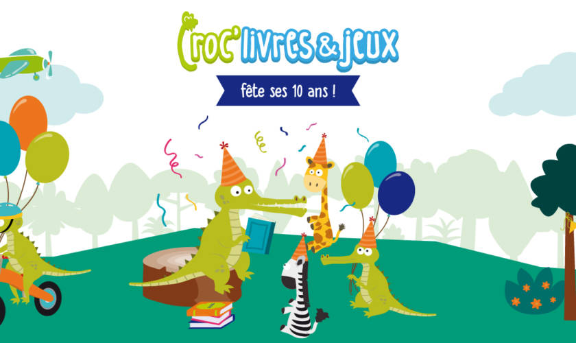 Croc’livres et jeux fête ses 10 ans !