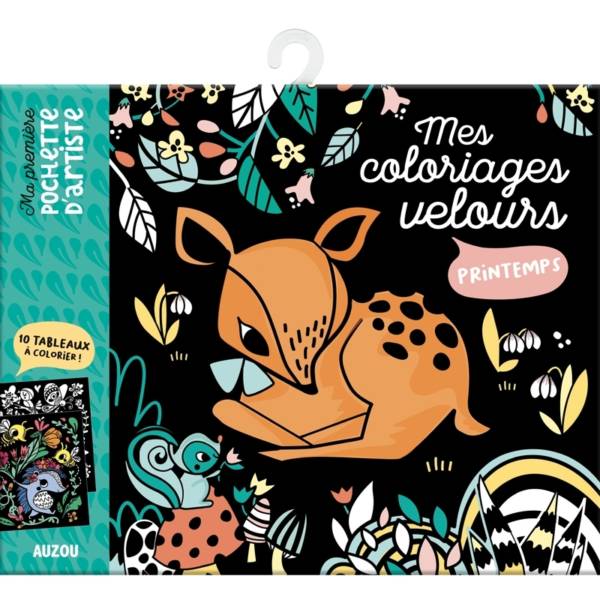 Mes coloriages velours : printemps