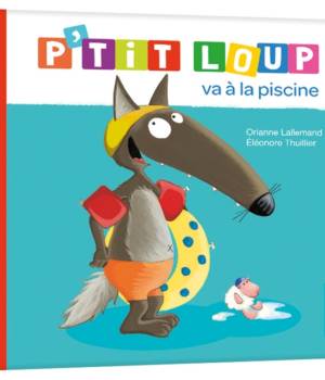 P'tit loup va à la piscine