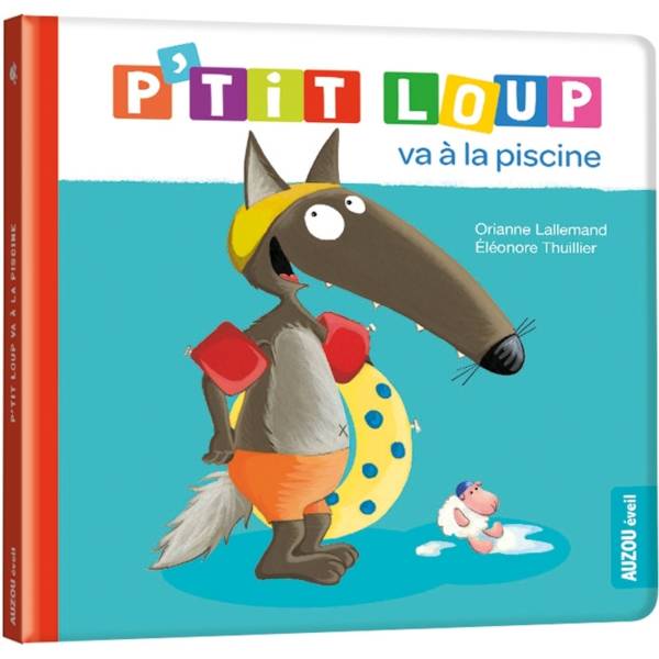 P'tit loup va à la piscine