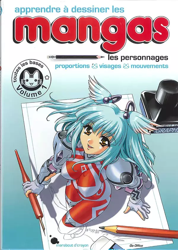 Apprendre à dessiner les mangas t.1 : les personnages