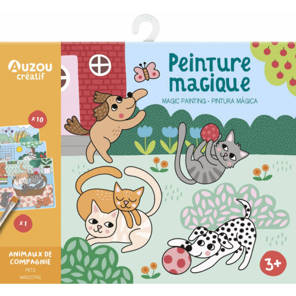 Ma peinture magique : animaux de compagnie
