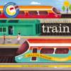 A bord du train : un livre magique à éclairer !