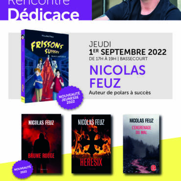 1er septembre 2022 : Dédicace de Nicolas Feuz !