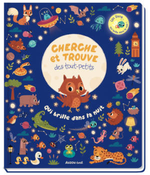Cherche et trouve des tout-petits qui brille dans la nuit