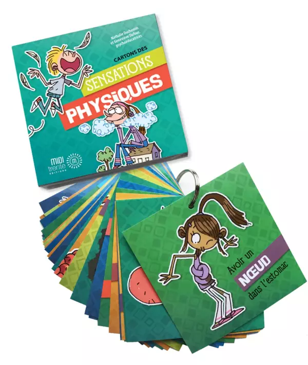 Cartons des Sensations physiques