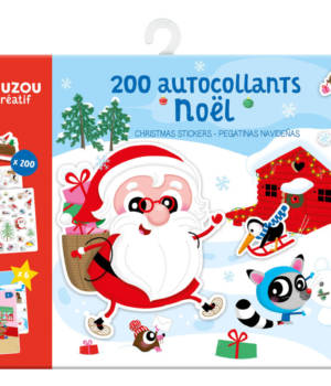 200 autocollants repositionnables Noël