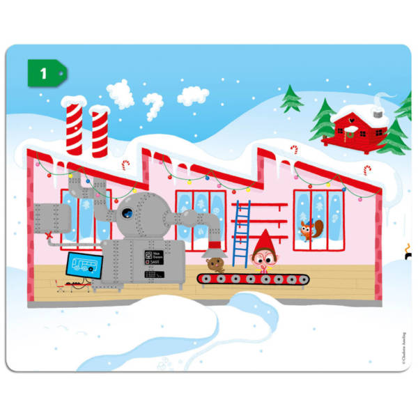200 autocollants repositionnables Noël – Image 2