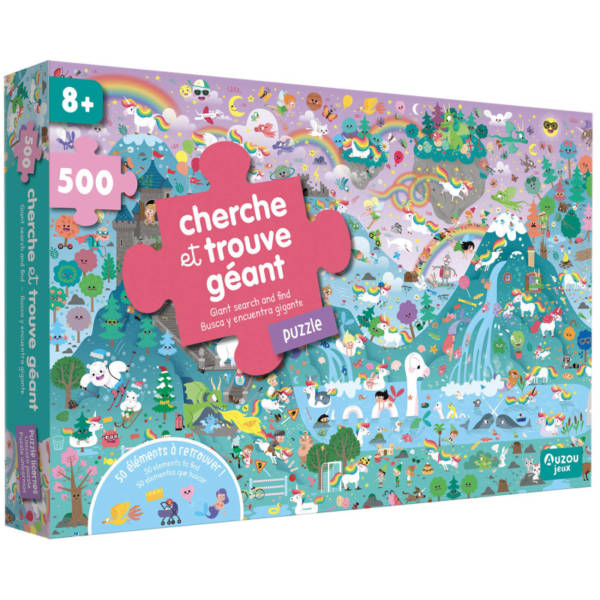 Puzzle cherche et trouve géant - 500 pcs