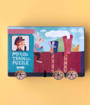My little train : puzzle 2 mètres de long