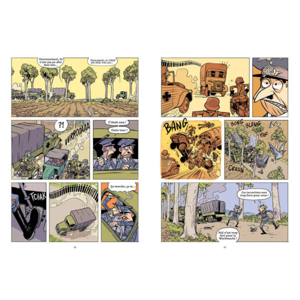 La drôle de guerre de Papi et Lucien t.1 : Destination Londres ! – Image 3