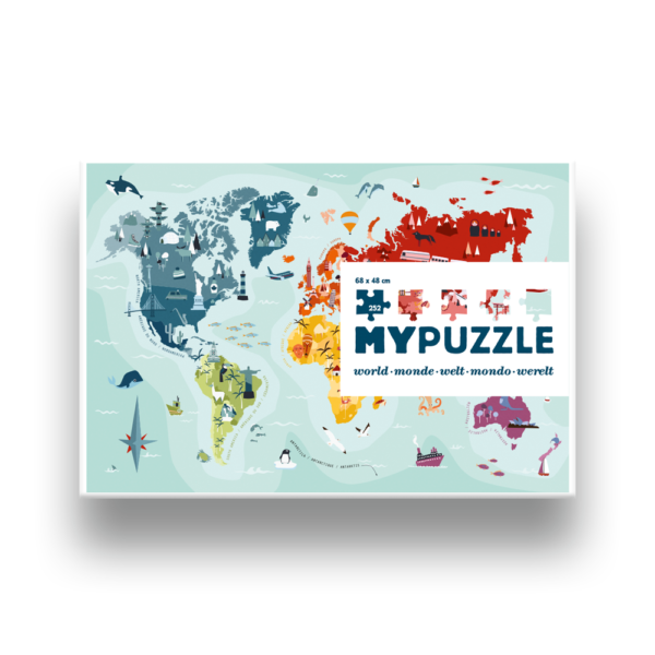 MyPuzzle Monde 252 pcs