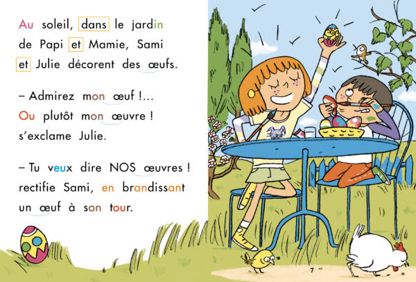 Sami et Julie cherchent les oeufs - spécial DYS – Image 2