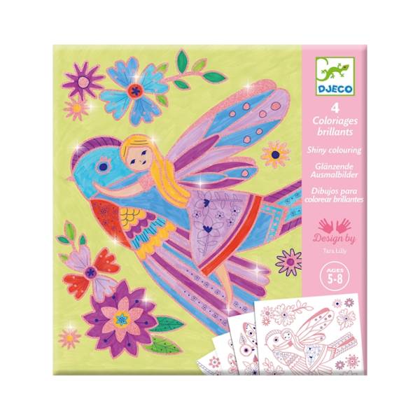 Coloriages brillants : Petites ailes