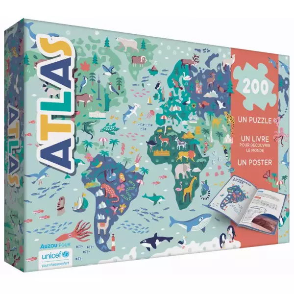 Atlas - puzzle 200 pièces