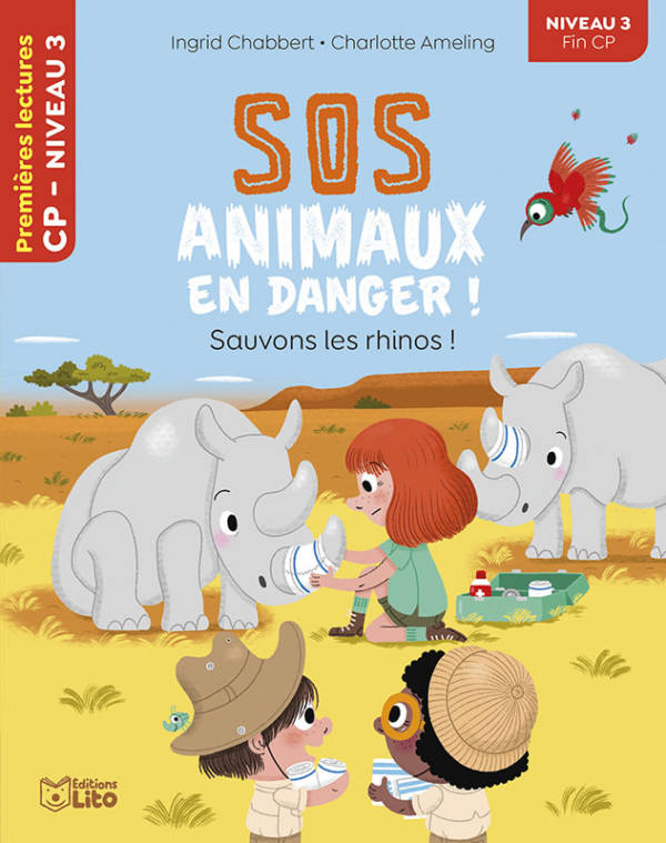 SOS animaux en danger ! Sauvons les rhinos / niv.3