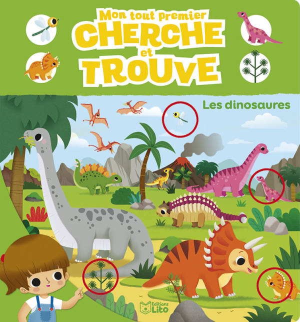 Les dinosaures : Cherche et trouve
