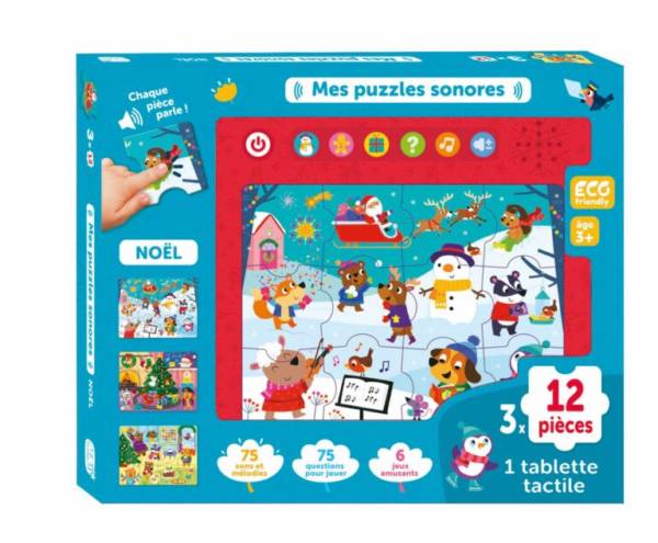 Mes puzzles sonores : Noël