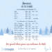 Horaire spécial Noël