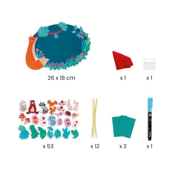 DIY - Panneau réinscriptible forêt – Image 2