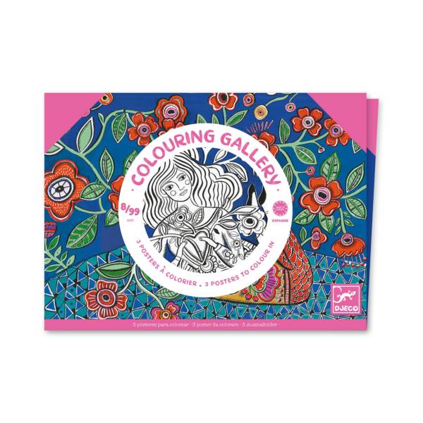 Colouring Gallery Floraison - 3 posters