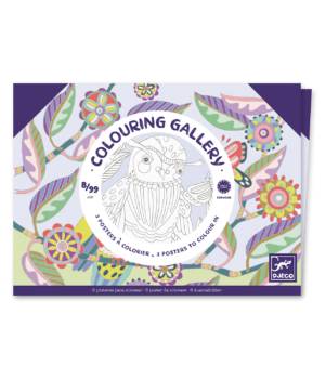 Colouring Gallery Oiseaux - 3 posters
