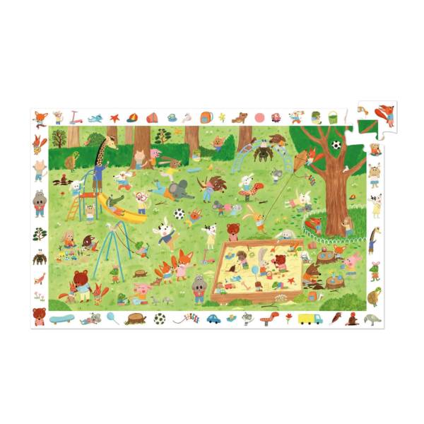 Puzzle observation Le square des petits amis - 35 pièces