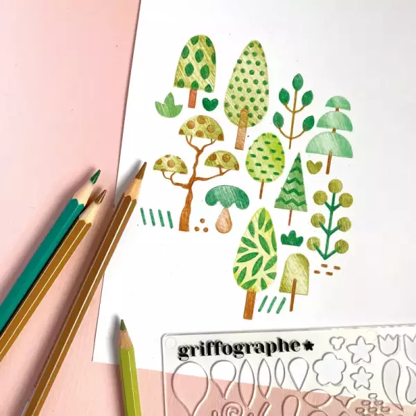 Je dessine pas à pas avec le griffographe : dans la forêt – Image 2