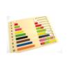 Planches de fractions (sans barres)