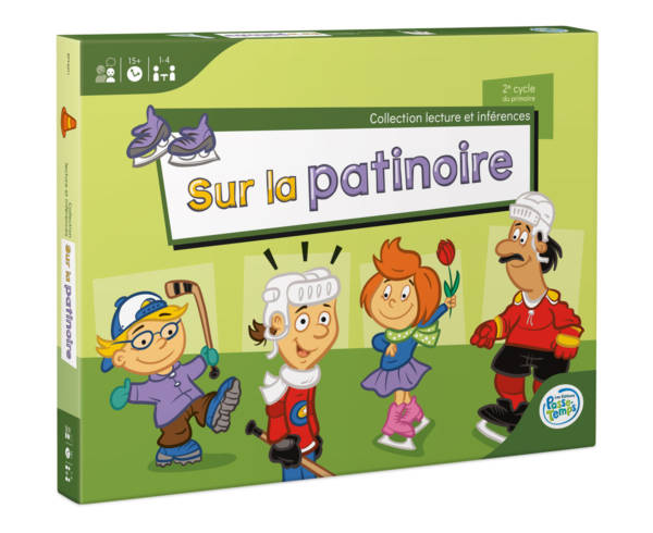 Sur la patinoire