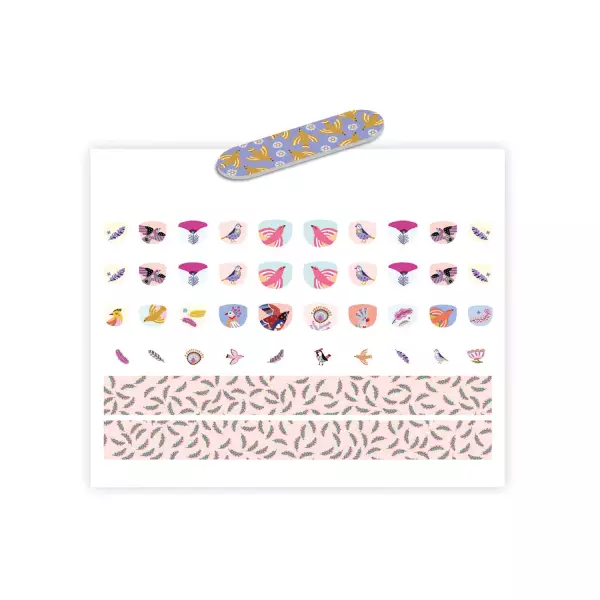Autocollants pour les ongles : plumes – Image 2