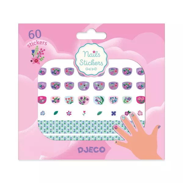Autocollants pour les ongles : petite fleur