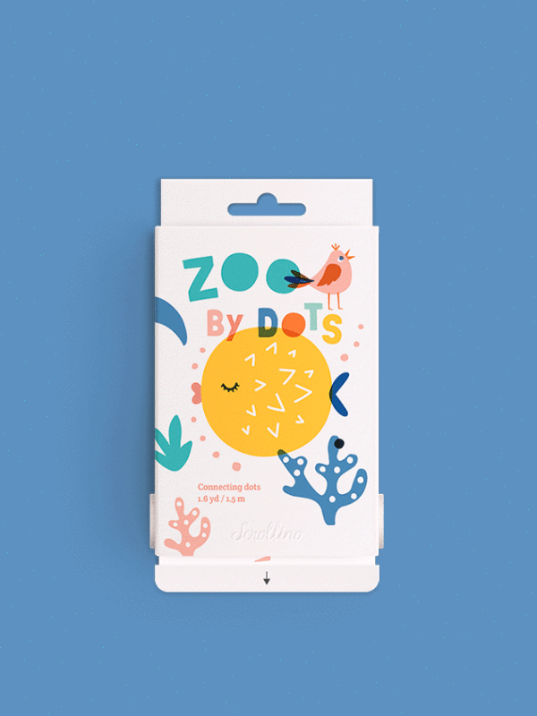 Scrollino Zoo by dots - points à relier