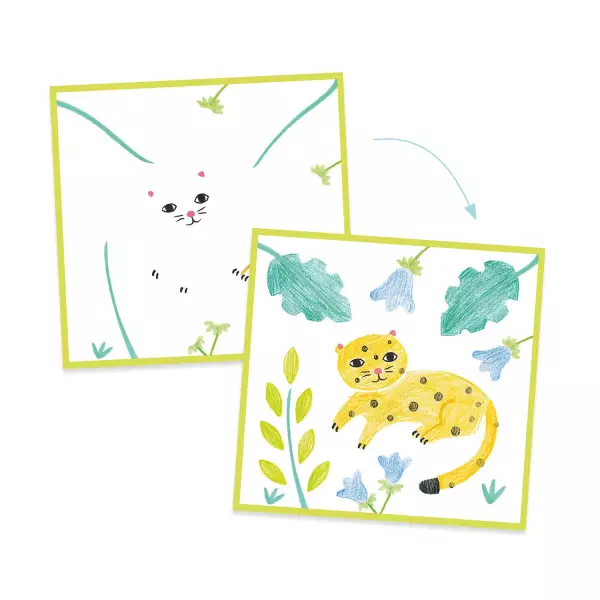 Coloriage : 3 pochoirs pour une image – Image 2