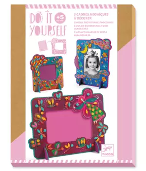 DIY - 3 cadres mosaïques à décorer