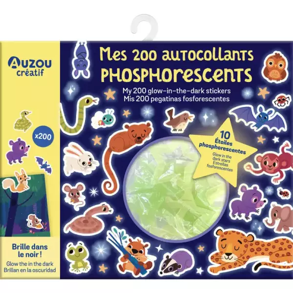 Mes 200 autocollants phosphorescents